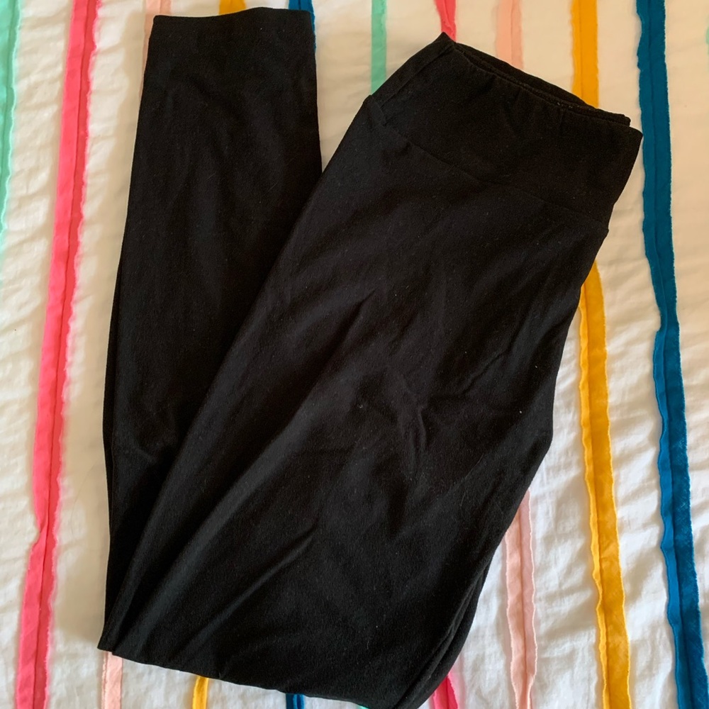 One Size Lularoe Black Leggings